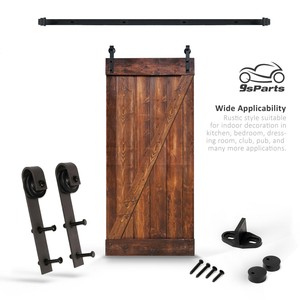 6 6 Ft Barn Door Diy Solid Interior Sliding Door W Hardware Kit