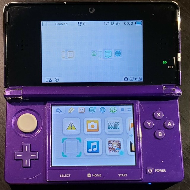 Nintendo 3DS Midnight Purple Portable Gaming Console for sale online eBay
