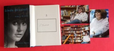 LINDA RONSTADT SIGNED AUTOGRAPHED BOOK "SIMPLE DREAMS" WITH 3 REAL PHOTOS |  eBay