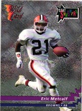 1992 Wild Card #SS-22 Eric Metcalf Stat Smashers