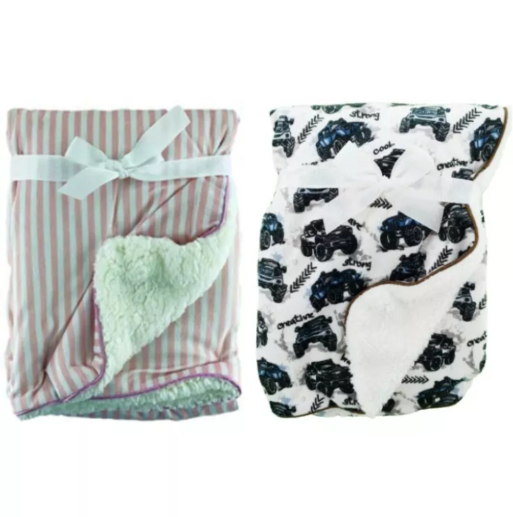 Baby Blankets soft fur back baby wraps baby boy girl blanket cheap blanket sale
