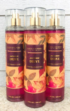 3 Bath  Body Works AUTUMN DRIVE Fine Fragrance Mist 8oz LOT/SET of 3
