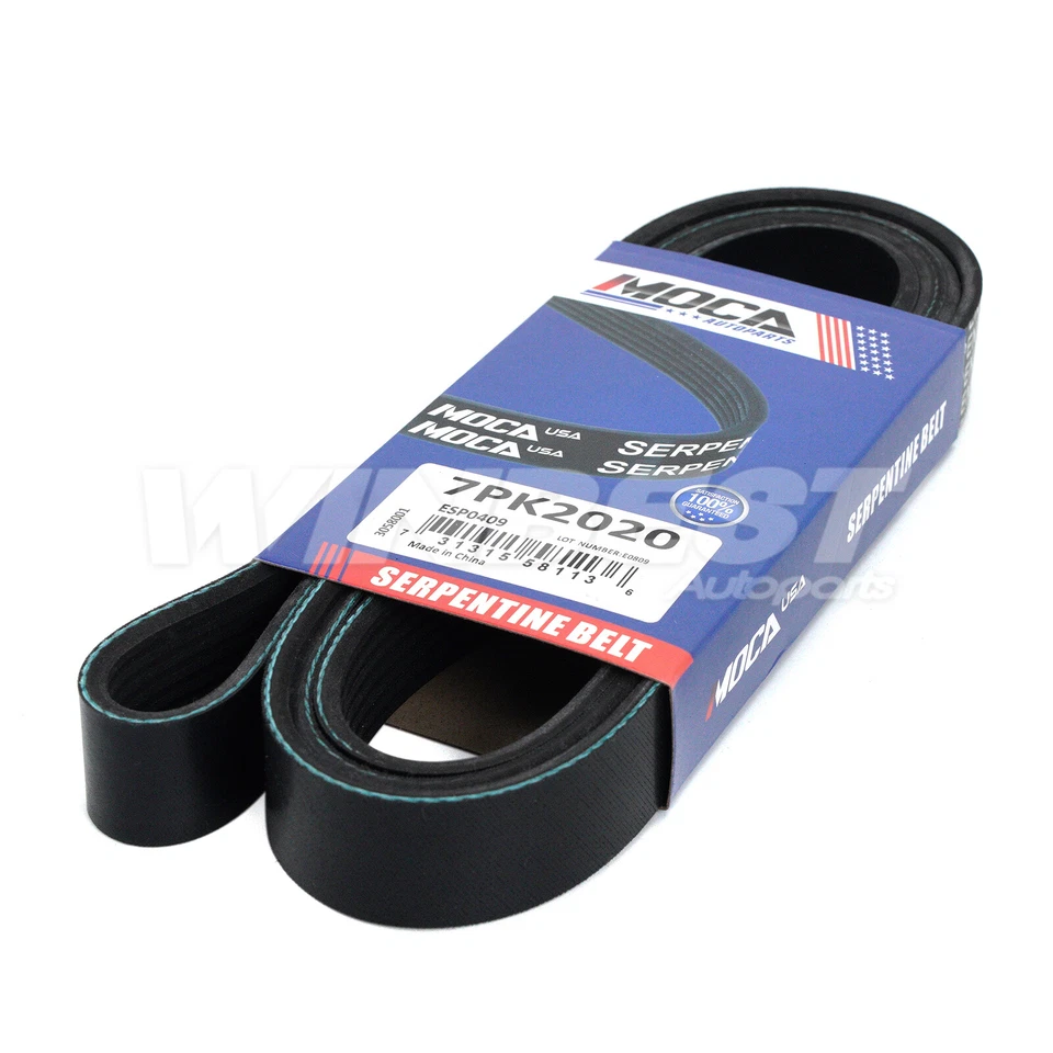 7PK2020 змеевик ремень подходит 2008-2013 Nissan 370Z Infiniti G37 EX37 2010-13 M37 - Изображение 2 из 4