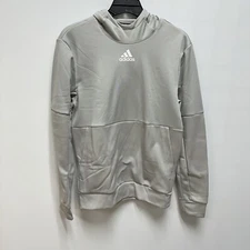 Adidas Hoodie Gray Team Issue Training Pullover Lightweight Men's size S-3XL NEW