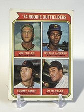 1974 Topps Rookie Outfielders - Jim Fuller/Wilbur Howard/Tommy Smith/Otto Velez