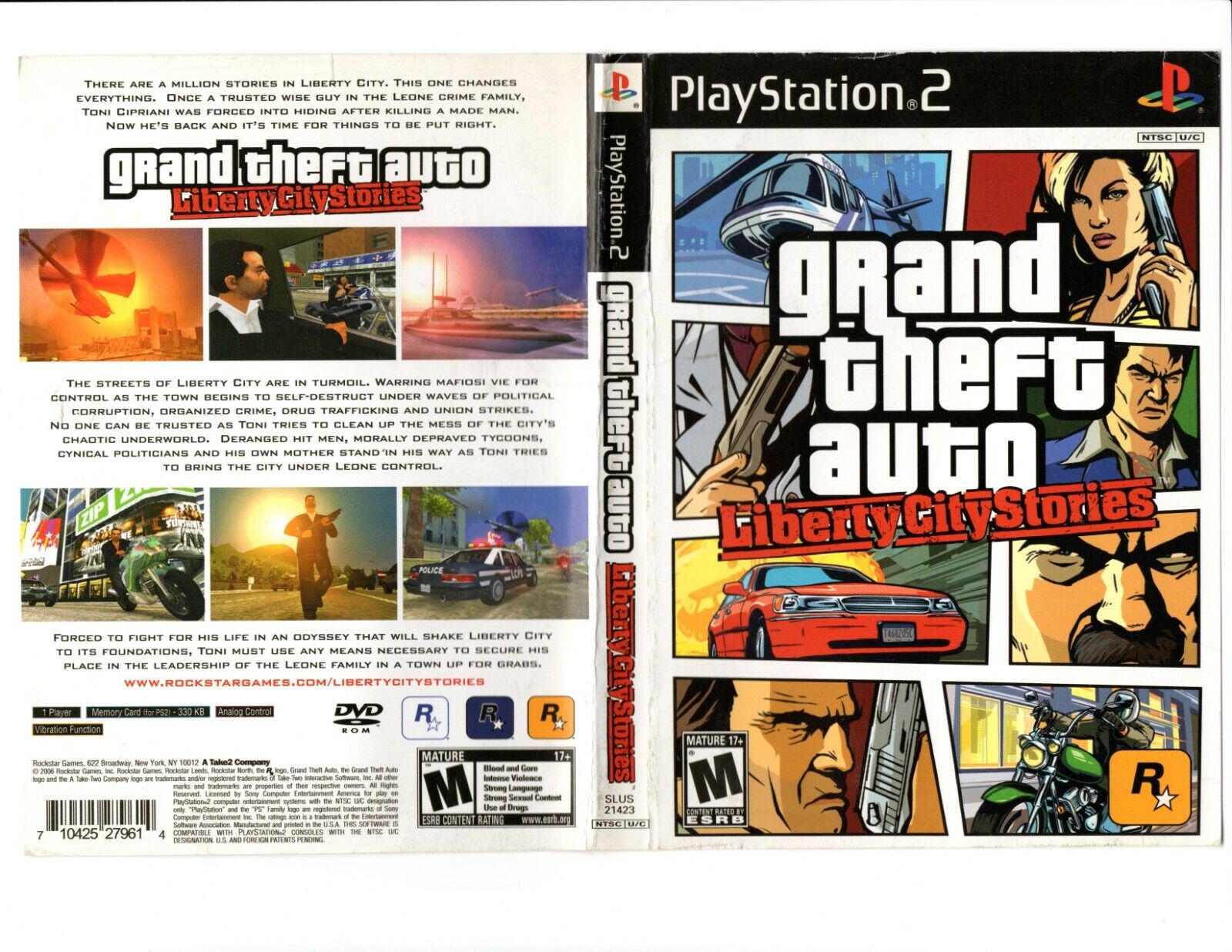 GTA Liberty City Stories, PS2