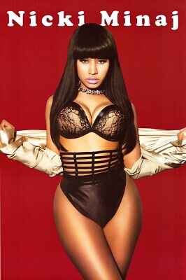 Nicki Minaj Sexy Black Bikini Rapper Singer Poster 36 x 24