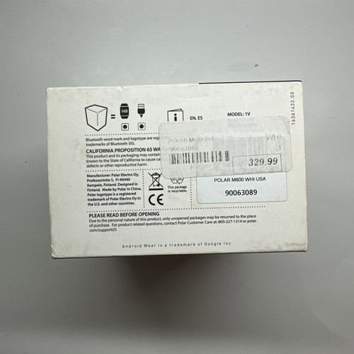 TOTALMENTE NUEVO Reloj Fitness Polar M600 GPS BLANCO - Imagen 5 de 5