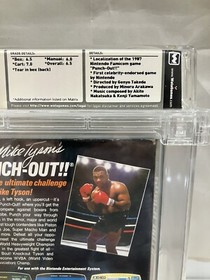1987 NES Mike Tyson&rsquo;s Punch-Out! WATA Overall 6.5, Matching Components, CIB