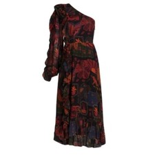 Farm Rio Women’s Printed One-Shoulder Dress - Size Small