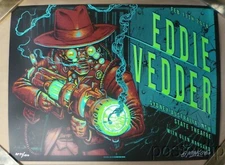 Eddie Vedder Sydney Australia Munk One Screenprint Signed/Numbered xx/100