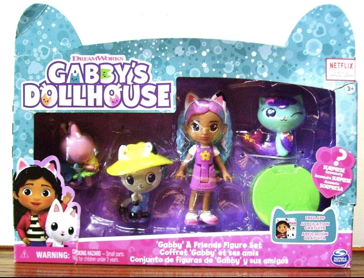 Gabby's Dollhouse Gabby and Friends Figure Set w Accessories | eBay