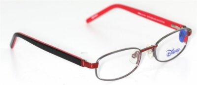 DISNEY Eyewear by MARCHON D115 GUN/LAVA Grau/Rot/Schwarz Brille glasses FASSUNG