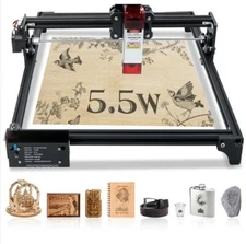 400x400mm 5.5W Output Power Laser Engraving Machine Cutting Wood Desktop