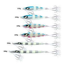 Slow Pitch Fall Metal Lead Vertical Jigs Jigging Combo Fishing Lures