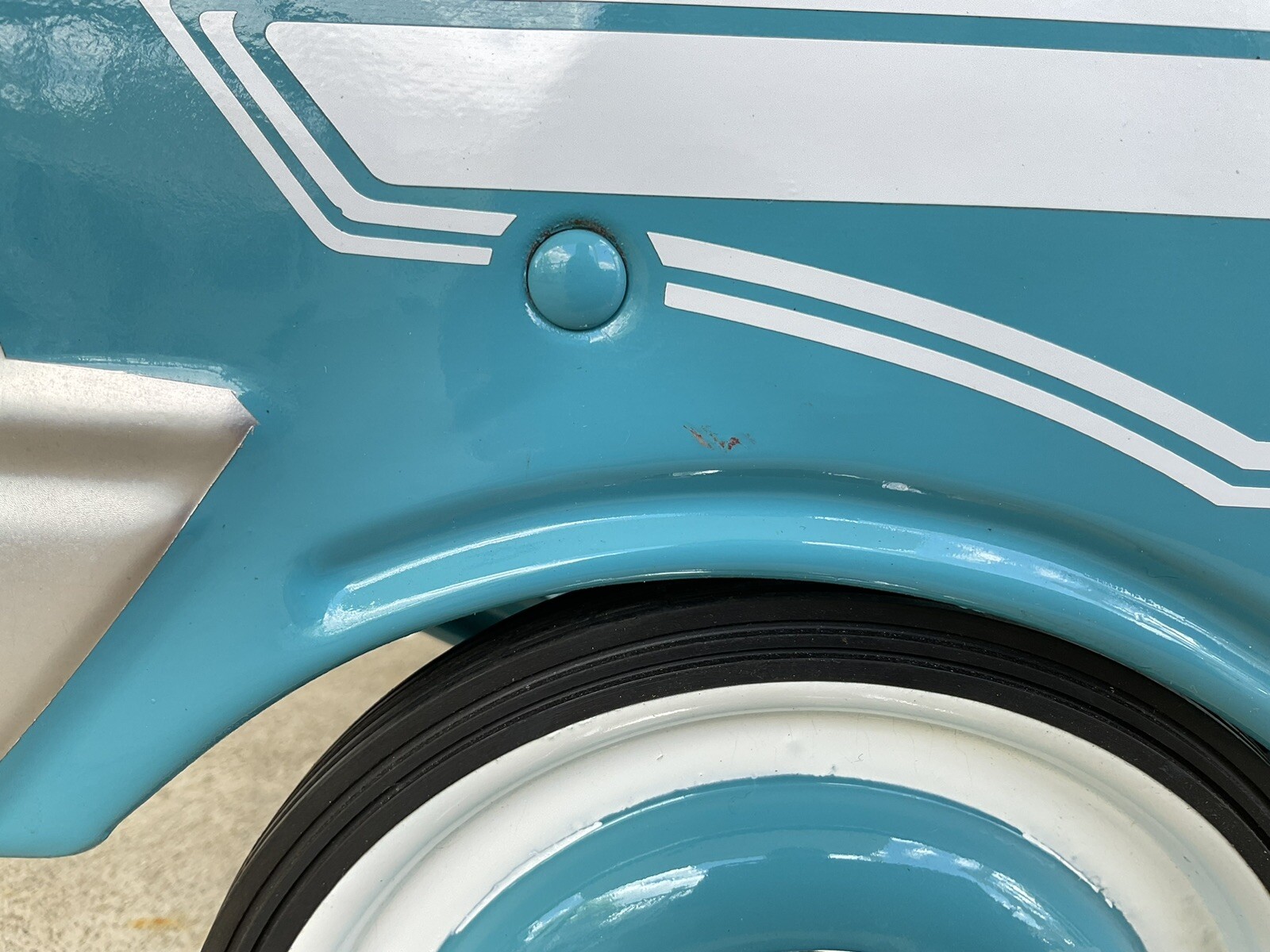 Vintage 1960s Tee-Bird Pedal Car Pressed Steel Beautifully Pro Restored