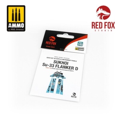 Redfox studio #RFSQS-48037 1/48 Su-33 Flanker D (for Kinetic kit)