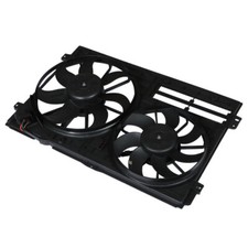 Radiator Cooling Dual & Condenser Fan For Audi A3 TT Quattro Volkswagen Passat