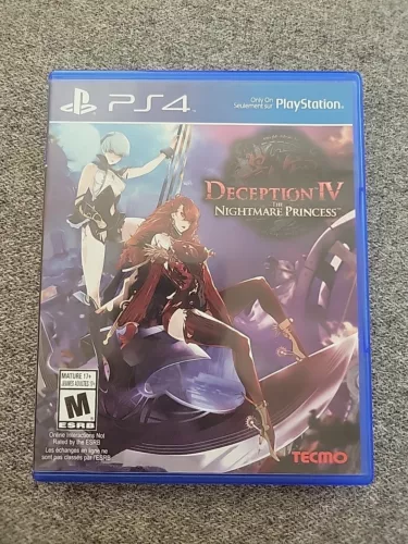 Deception IV: The Nightmare Princess (Sony PlayStation 4, 2015) PS4. No Manual.
