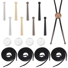 Bolo Tie Findings Cowboy Tie Bolo Tie Tips Replacement End Caps Kit Including...