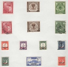 Pakistan 1951 Officials set of 3 sgO32-34 vf mint, ditto fu, c&pound;36, then range