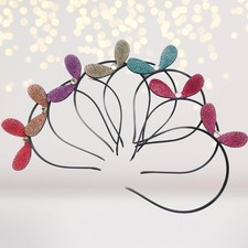 Animated Bling Bow Headband, Rhinestone Bow Headband