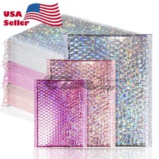 9"x12" Holographic Poly Bubble Mailers Shipping Mailing Padded Bags Envelopes