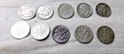 LOT OF ( 10 ) 90% SILVER DIMES $1 FACE VALUE #16