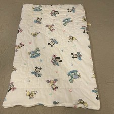 Vtg Disney Babies Mickey Minnie Mouse Toddler Sleep Bag Sack Comforter Dundee