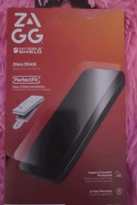 ZAGG Glass Privacy Screen Protector for iPhone 15 Pro Max 3x Stronger New 