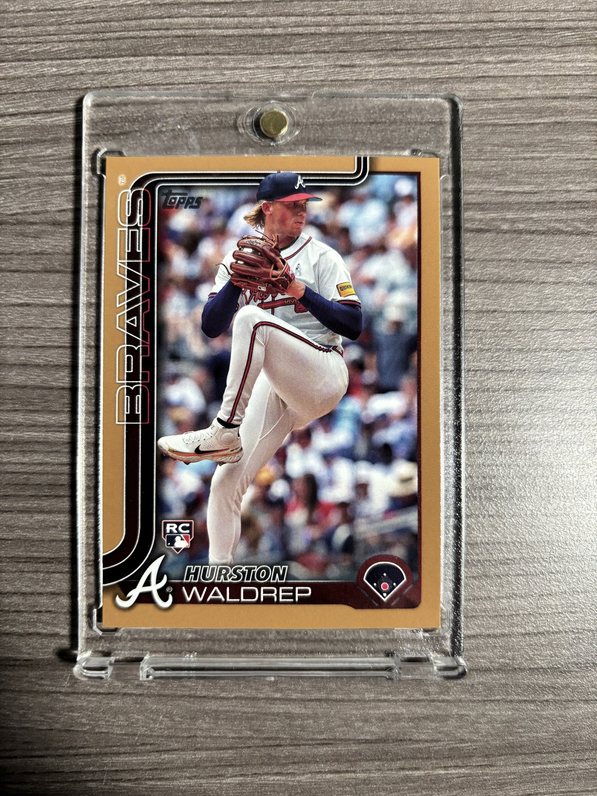2025 Topps Series 1 - Hurston Waldrep #253 Gold /2025 (RC)