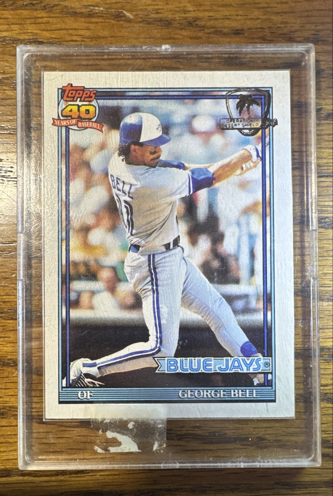 1991 Topps - George Bell #440 Operation Desert Shield