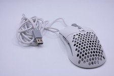 Glorious Model O Eternal RGB Wired Gaming Mouse   White   Tested  Working