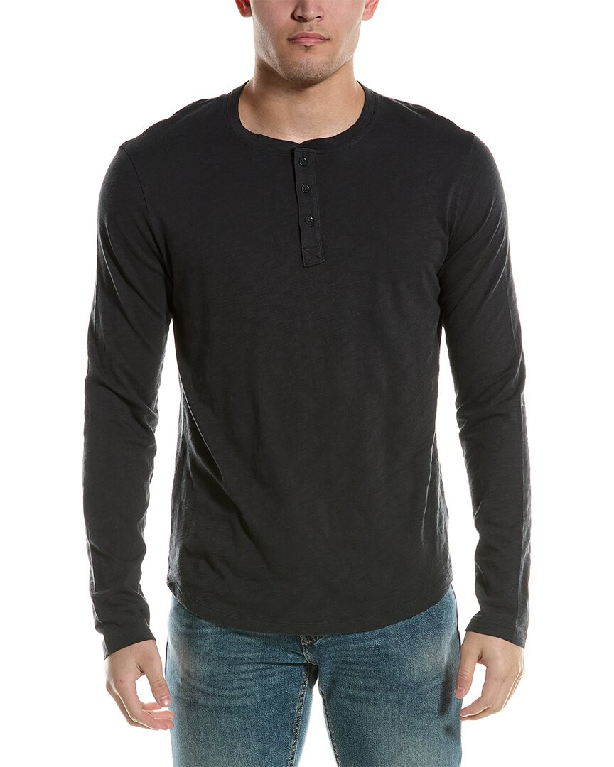 Рубашка Barefoot Dreams Malibu из коллекции Henley мужская серая S 6590₽