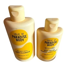 Isle of Paradise Body Wash & Polish Set Yellow