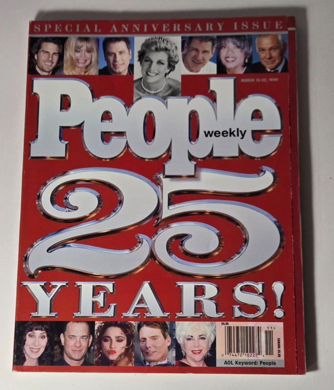 People Magazine March 15--22, 1999---25 Year Anniversary