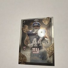 2025  Topps Chrome Fortune 15 Cam Skattebo New York Giants Rookie Card