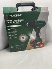 Parkside 20V Cordless Drill Driver PBSA20-LiA1 With Battery & Charger NEW