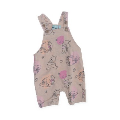 Disney Baby, Latzhose, Größe: 68, Beige/Pink/Mehrfarbig, Baumwolle #lRg