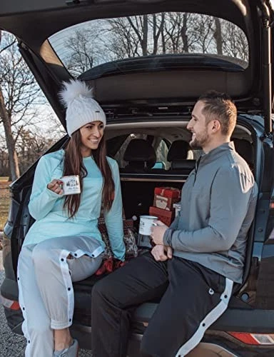 Camisas térmicas para mujer de manga larga de vellón X-pequeño calce clásico marrón Foto 2 de 4