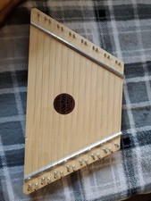 T.K. O'Brien's Birch Lap Harp Includes Tuning Wrench, Starter Music, Pick.