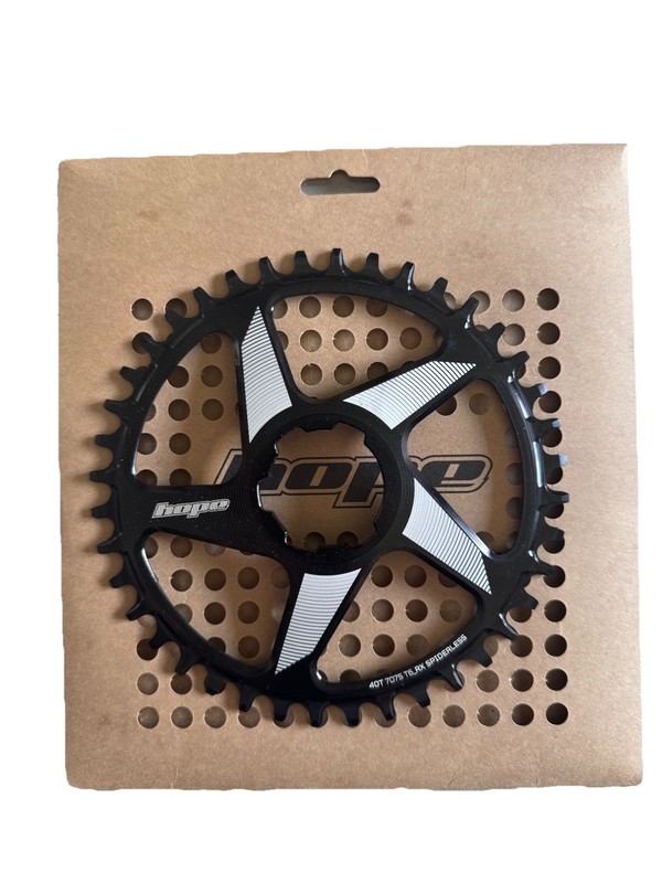 Hope RX Spiderless chainring 40T Black (RR40RXSPN) - Brand New (RRP£65)
