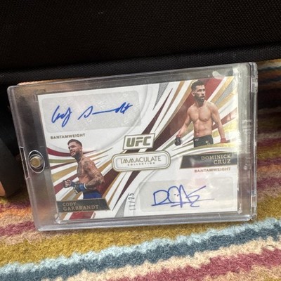 2021 Panini Immaculate Collection Dual Autos /25 Dominick Cruz/Cody Garbrandt  