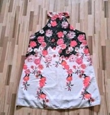 Sommerkleid Gr. M-L ärmellos Stehkragen Sommer Kleid Damen, Asiatischer Style