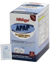 Medique APAP Non-Aspirin Tablets - 500 Tablets (250 2's)