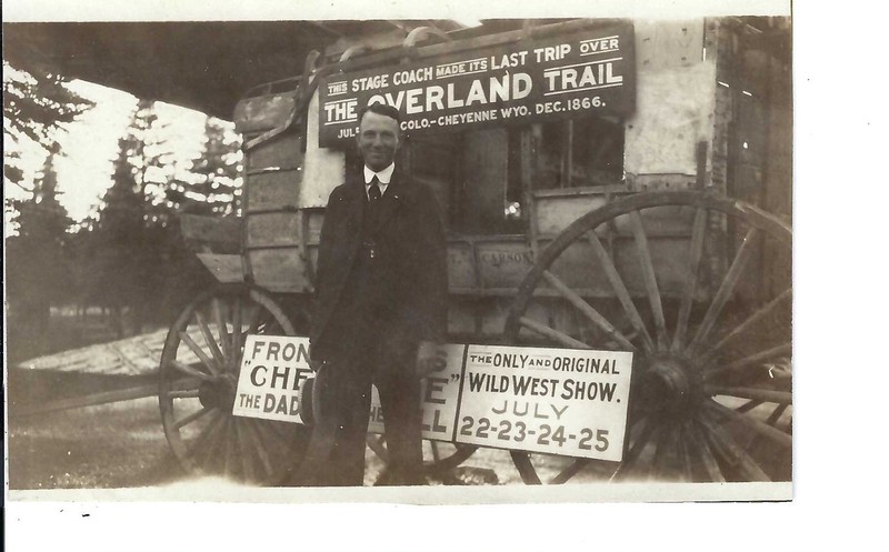RPPC Real Photo Postcard Cheyenne Wyoming The Daddy of all Wild West  Shows