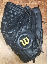Wilson A500 12" Black RHT Baseball Glove A05RB19AC12 - Very Nice Glove,Fast Ship