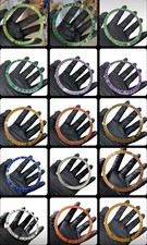 Anillos de bloqueo de metal Zenith en cromo y oro (juegos de 4)