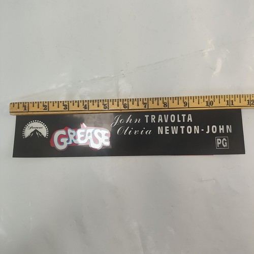 📽 Grease John Travolta Retro Kino Mylar Poster Türhänger Schild selten - Bild 2 von 6