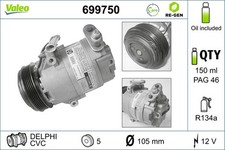 Kompressor Klimaanlage VALEO RE-GEN - AT 699750 +102.34€ Pfand für ASTRA OPEL CC